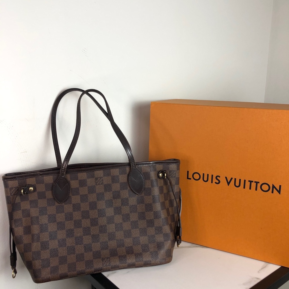 SOLD Louis Vuitton Damier Ebene Neverfull PM